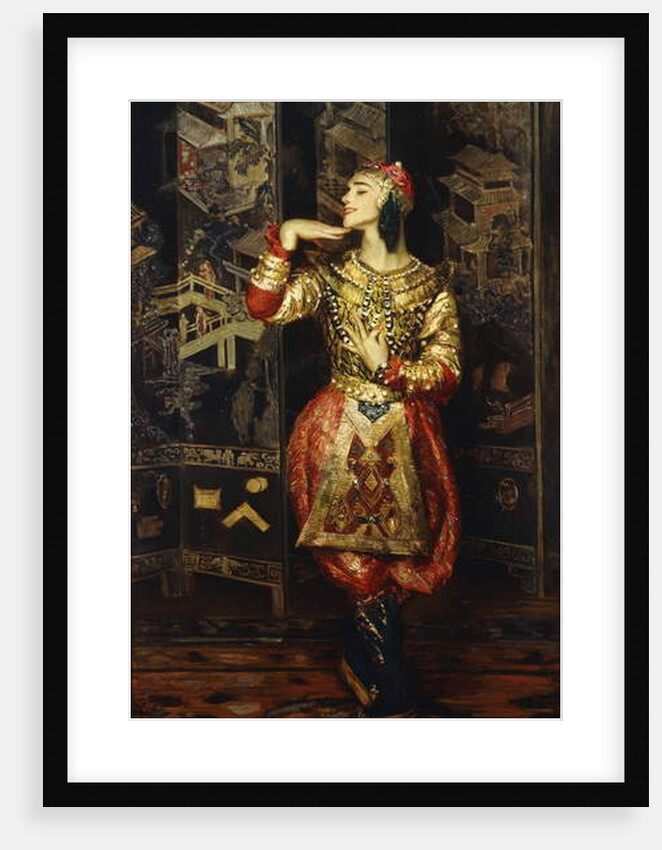 Vaslav Nijinsky in Danse Orientale, 1910 by Jacques-Emile Blanche