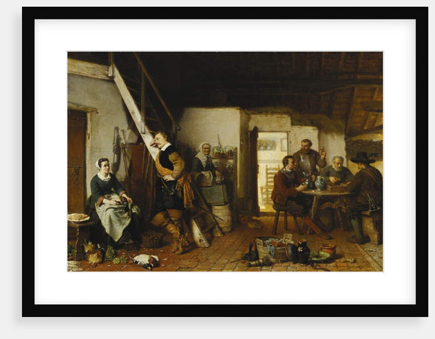 The Cavalier Approach, 1867 by Lambertus Lingeman