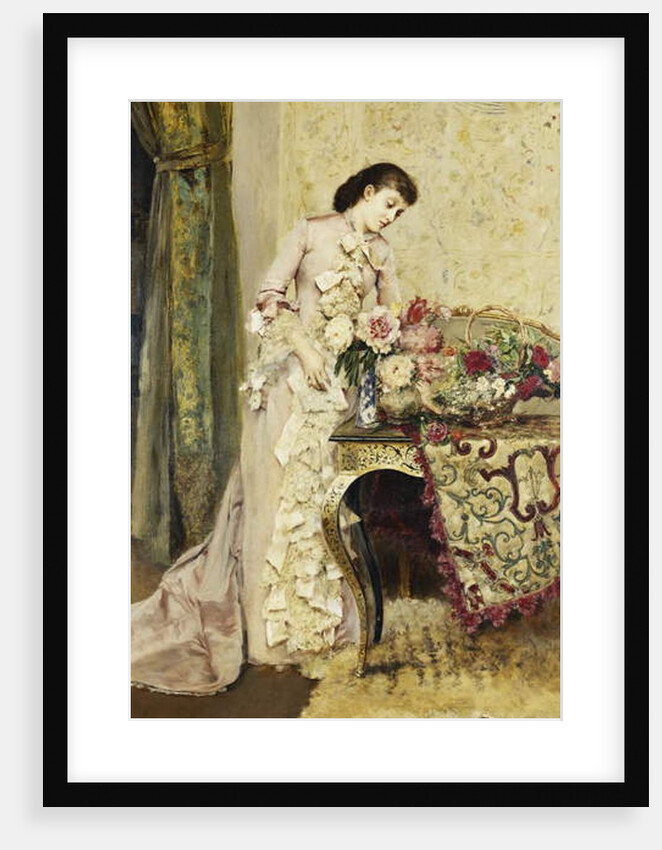 Flower Arranging by Alfred Emile Stevens