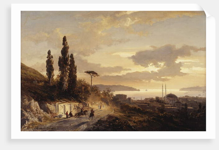 A View of Constantinople and the Bosphorus from the Asian Side, 1864 by Karl Paul Themistocles von Eckenbrecher