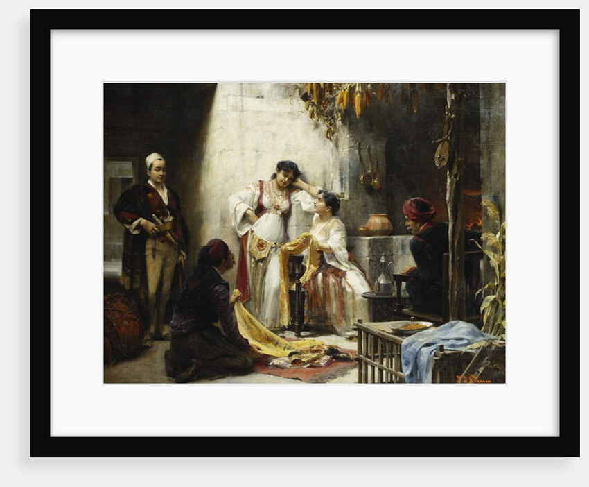 A Hard Decision, 1893 by Alois Hans Schram