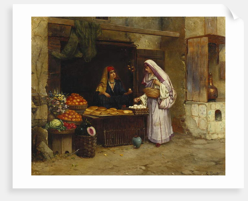 The Market Stall by Rudolphe Ernst
