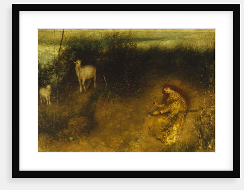 A Girl with Goats, 1875 by Matthijs Maris