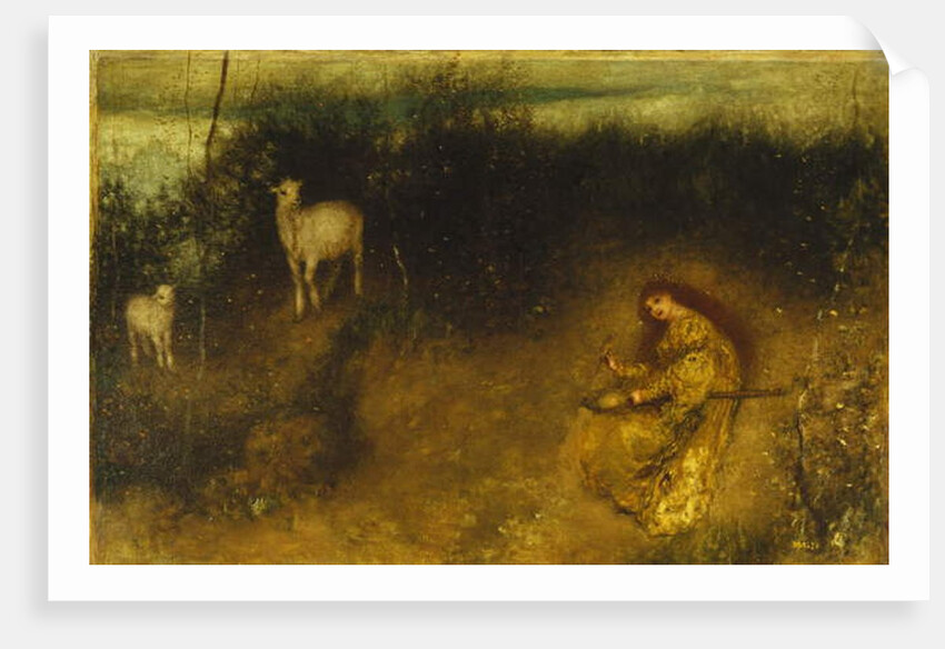 A Girl with Goats, 1875 by Matthijs Maris