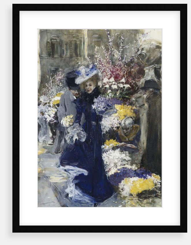 The Flower Seller by Friedrich Stahl