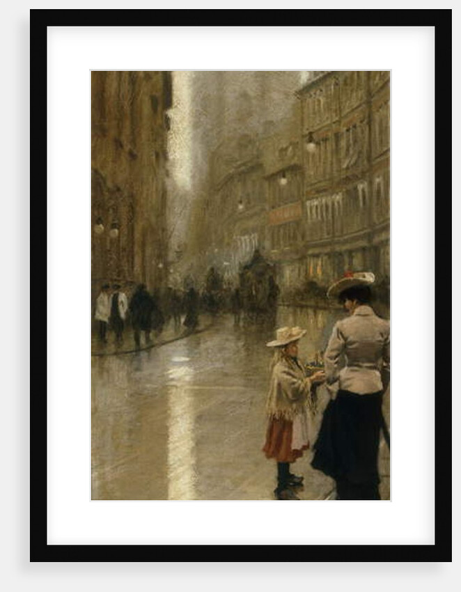 The Young Flower Vendor, by Paul Fischer