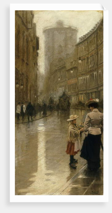 The Young Flower Vendor, by Paul Fischer