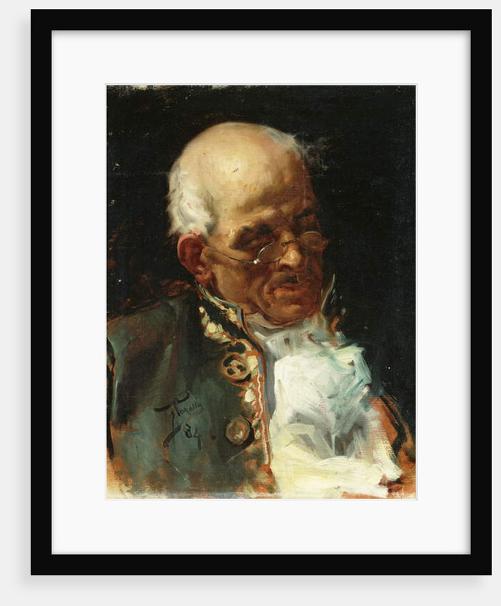 Portrait of a Gentleman; Retrato de Caballero, 1884 by Joaquin Sorolla y Bastida