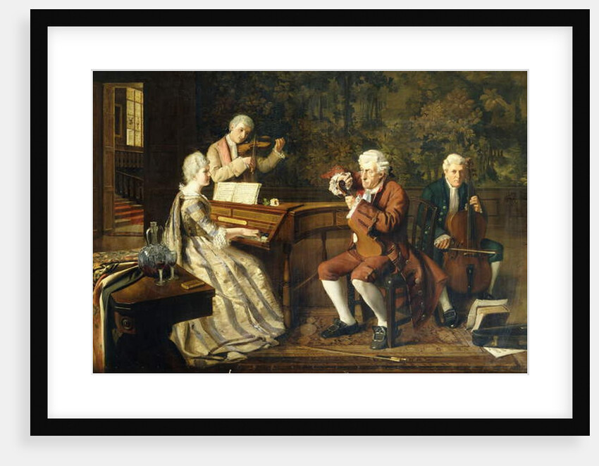 The Musicians, 1884 by H. W. Jennings Brown