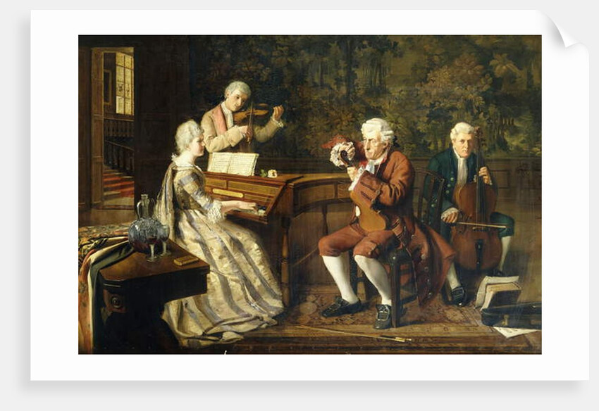 The Musicians, 1884 by H. W. Jennings Brown