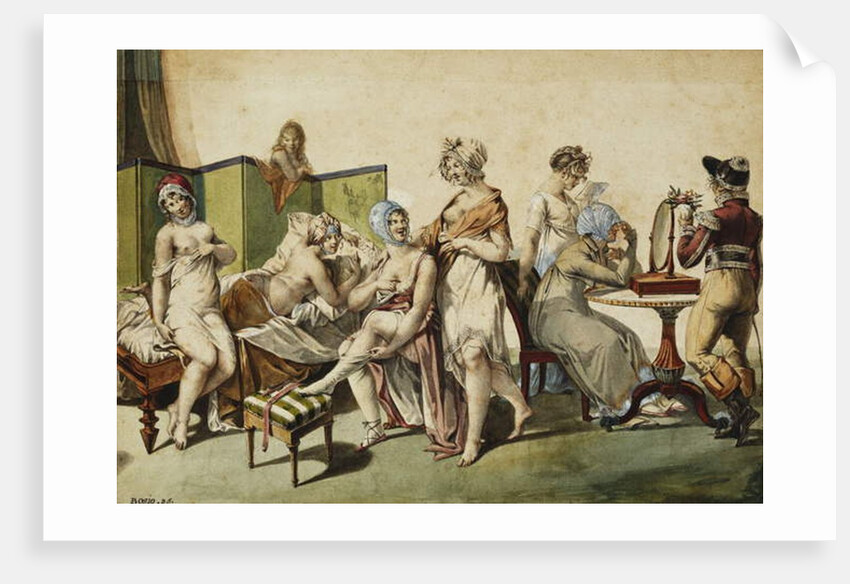 Lever des Ouvrieres en Linge, by Jean Francois Bosio