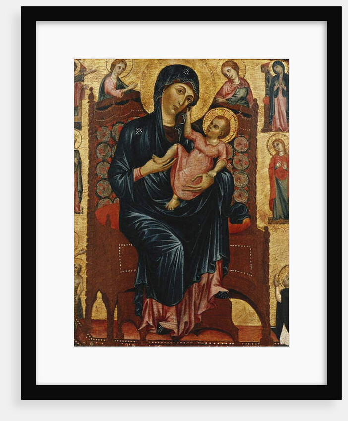 The Madonna and Christ Enthroned with Saints by Master of the Magdalen