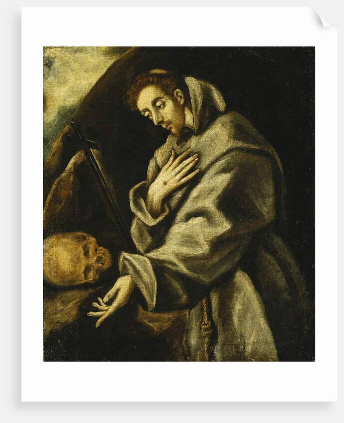 Saint Francis in Meditation by El Greco
