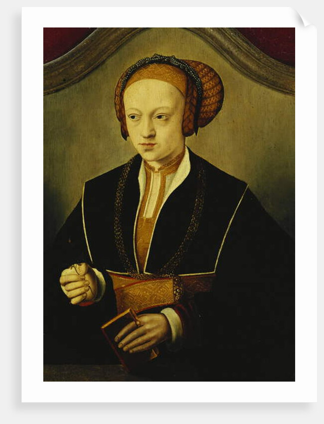 Portrait of a Lady Said to be Princess Sybille of Cleve by Bartholomaeus the Elder Bruyn