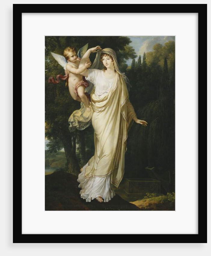 Posthumous Portrait of the Marquise Fanny Grimaldi by Francois Xavier Fabre