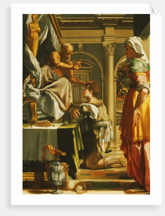 Isaac Blessing Jacob by Mirabello Cavalori