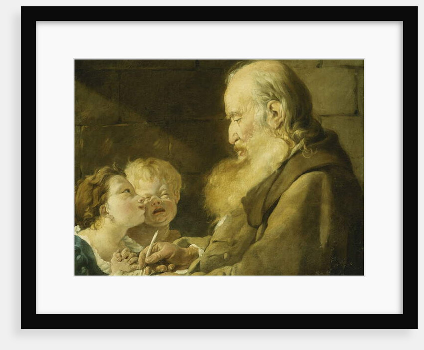 A Schoolmaster with His Pupils, 1801 by Noel Halle