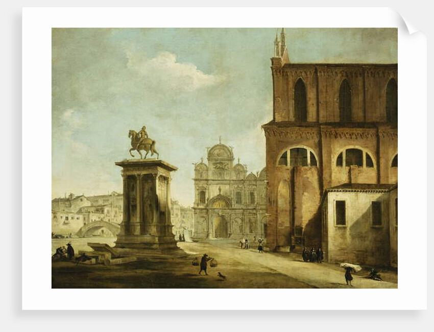 Campo SS Giovanni e Paolo, Venice by Michele Marieschi