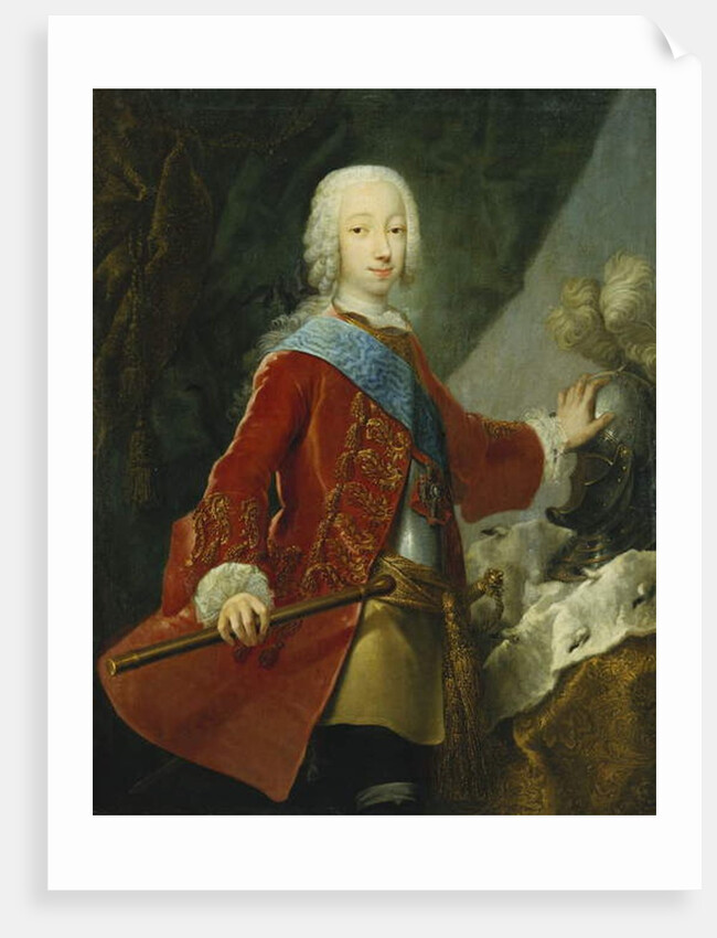 Portrait of a Gentleman, Probably the Grand Duke Peter Fedorovich, Later Czar Peter III by Georg Christoph Grooth