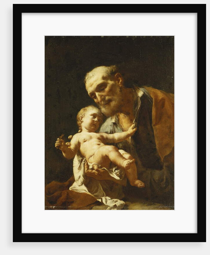 Saint Joseph and the Infant Christ by Francesco Capella