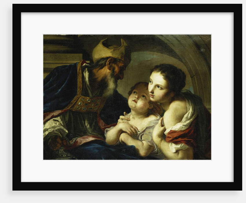 Saint Nicholas of Bari with Two Children by Giambettino Cignaroli