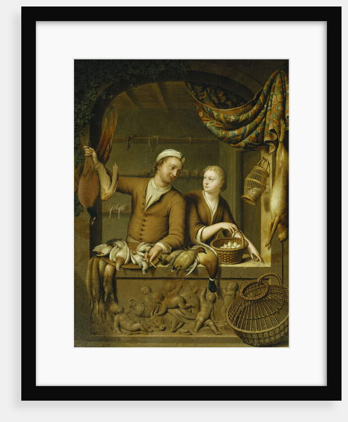 The Poultry Sellers, 1727 by Willem van Mieris