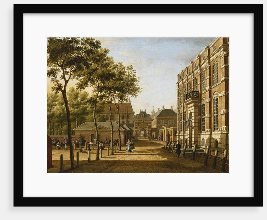 The Hague: the Mauritspoort and the Binnenhof Seen Across the Plein, 1773 by Paulus Constantin La Fargue