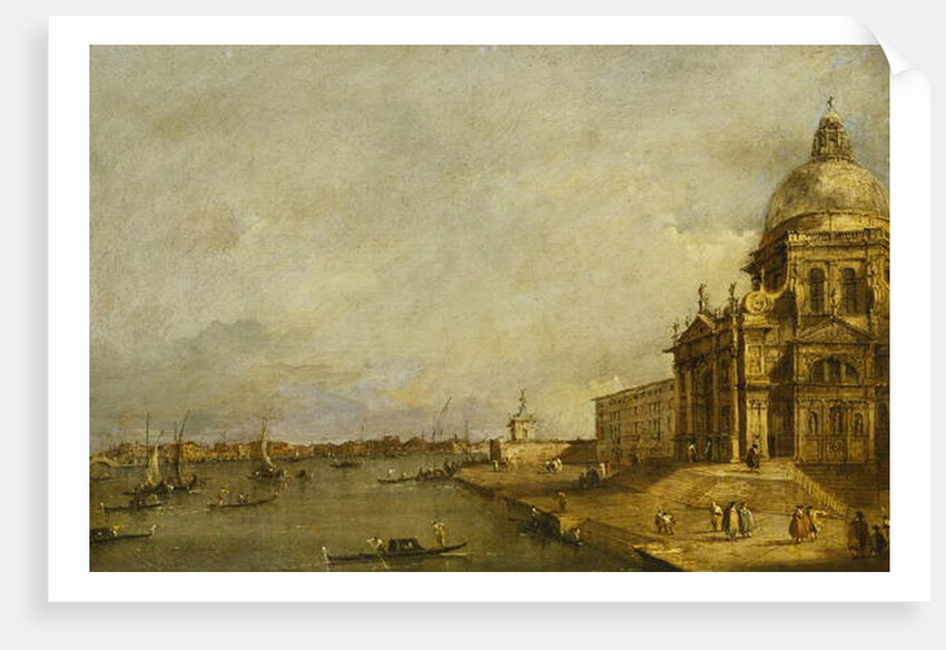 Santa Maria delle Salute and the Entrance to the Grand Canal, Venice, Looking East, by Francesco Guardi