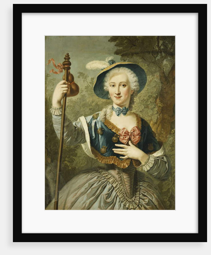 Portrait of a Lady by Louis Jean Francois I Lagrenee