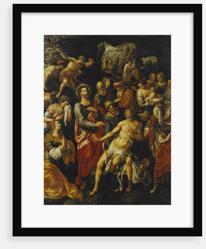 The Raising of Lazarus by Hendrik de Clerck