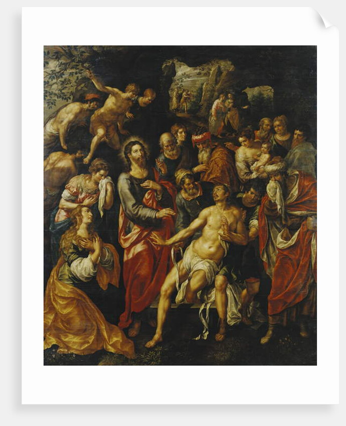The Raising of Lazarus by Hendrik de Clerck