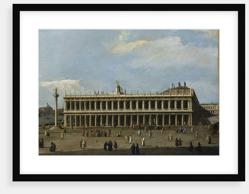 The Library and the Piazzetta, Venice by Canaletto
