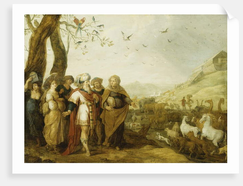 Noah and His Family Before the Embarkation into the Ark by Hans III Jordaens