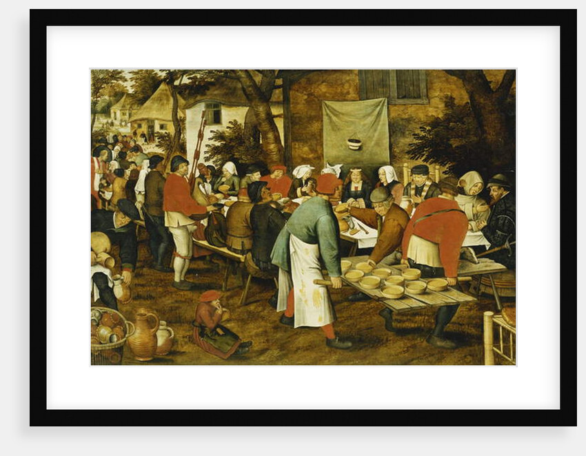 A Peasant Wedding Feast, 1630 by Pieter the Younger Brueghel