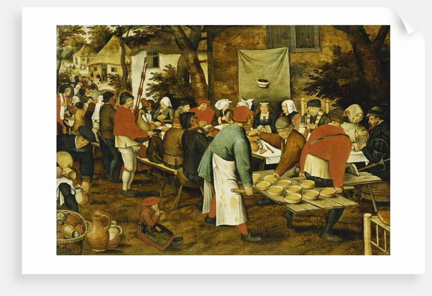 A Peasant Wedding Feast, 1630 by Pieter the Younger Brueghel