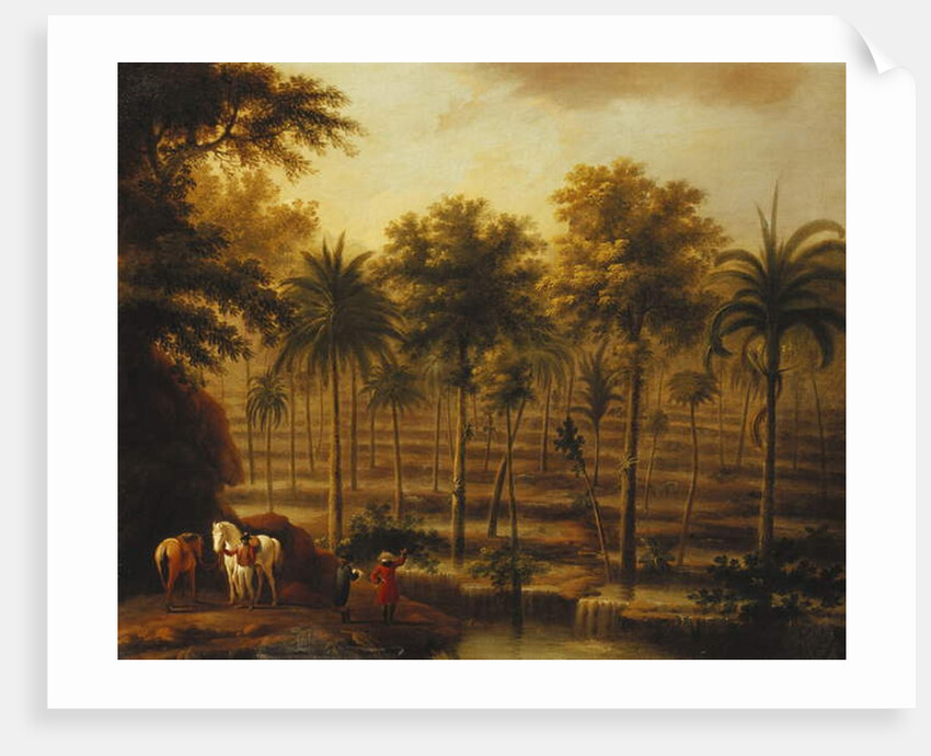 A View of Roaring River Cascades, Jamaica by John Milton