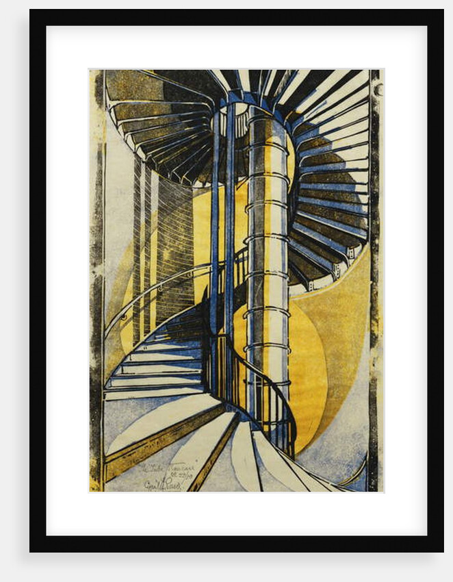 The Tube Staircase, c.1930 by Cyril Edward Power