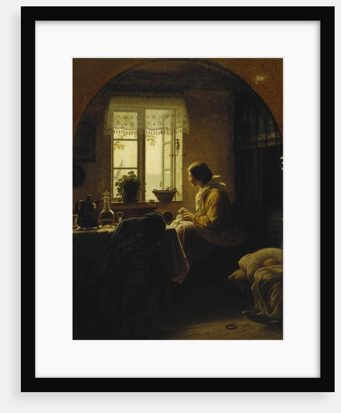 At the Window by Anton Laurids Johannes Dorph