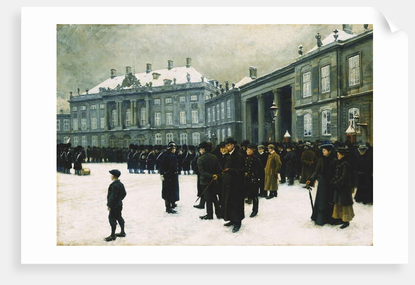 Changing of the Guard at Amalienborg Palace, 1902-1903 by Paul Fischer