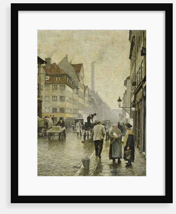 Krystalgade, Copenhagen by Paul Fischer