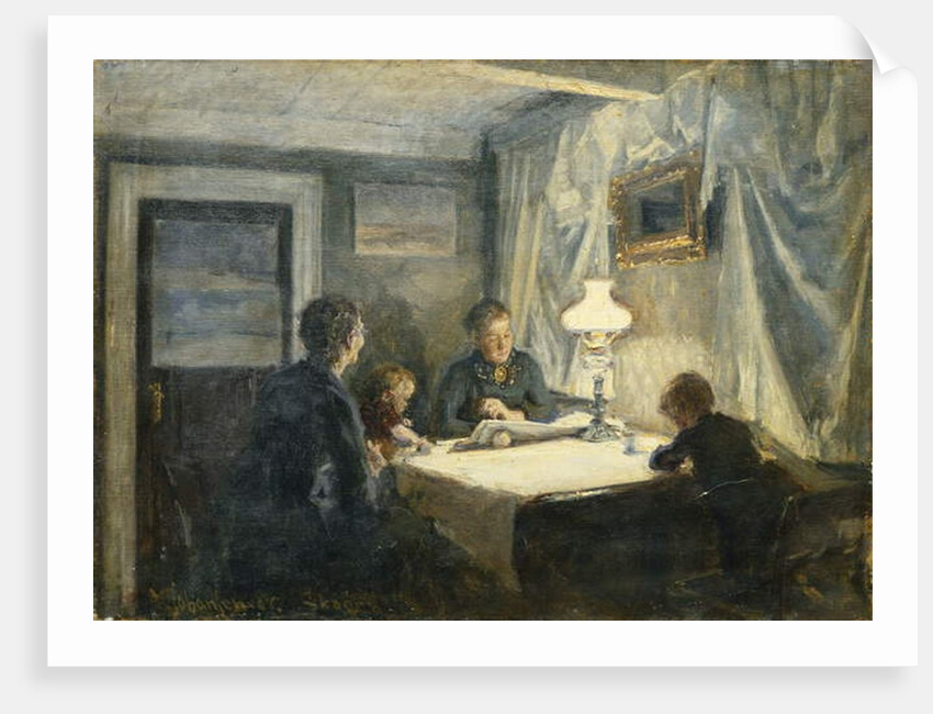 Evening in Skagen, 1886 by Viggo Johansen