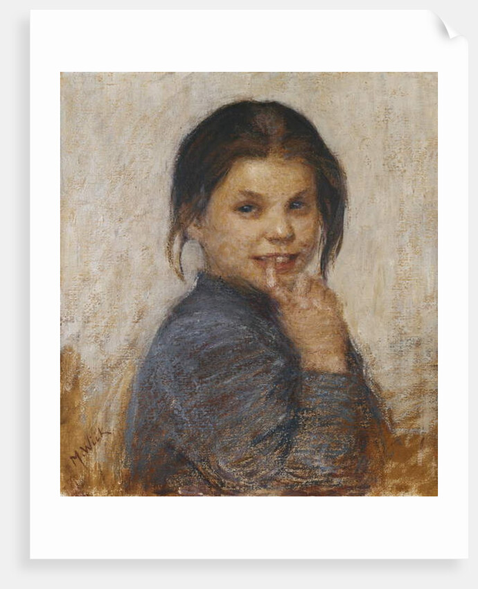 Portrait of a Girl by Maria Wiik