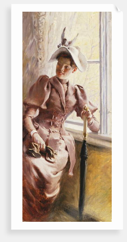 At the Window, 1892 by Paul Fischer