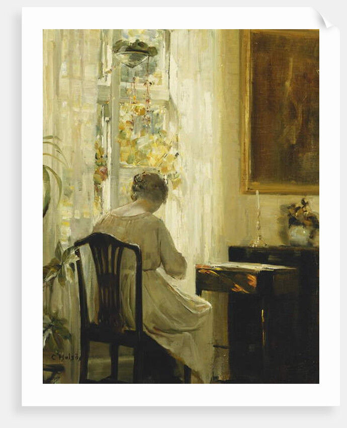 A Woman in an Interior by Carl Holsoe