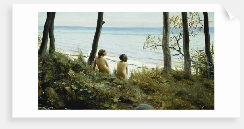 On the Beach, 1907 by Harald Slott-Moller