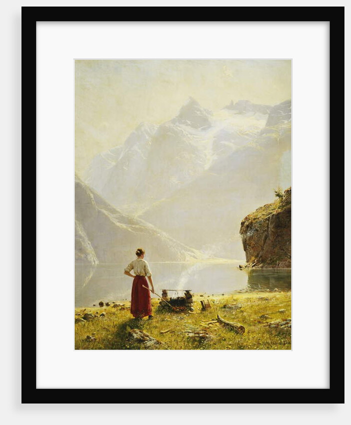 A Summer Day on a Norwegian Fjord by Hans Dahl