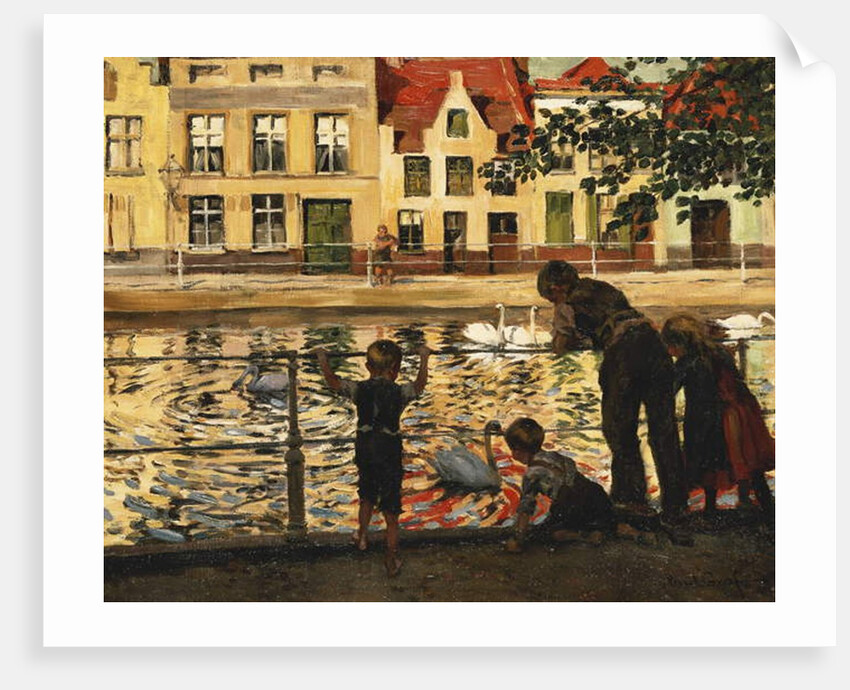 Feeding the Swans by Paul Graf