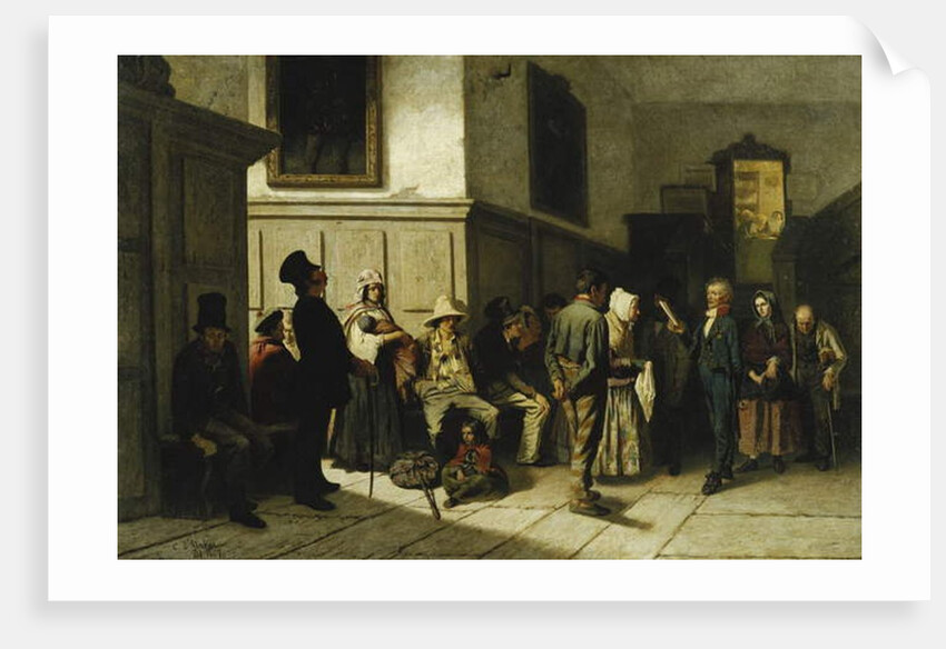 At the Police Station, 1857 by Carl-Hendrik d' Unker