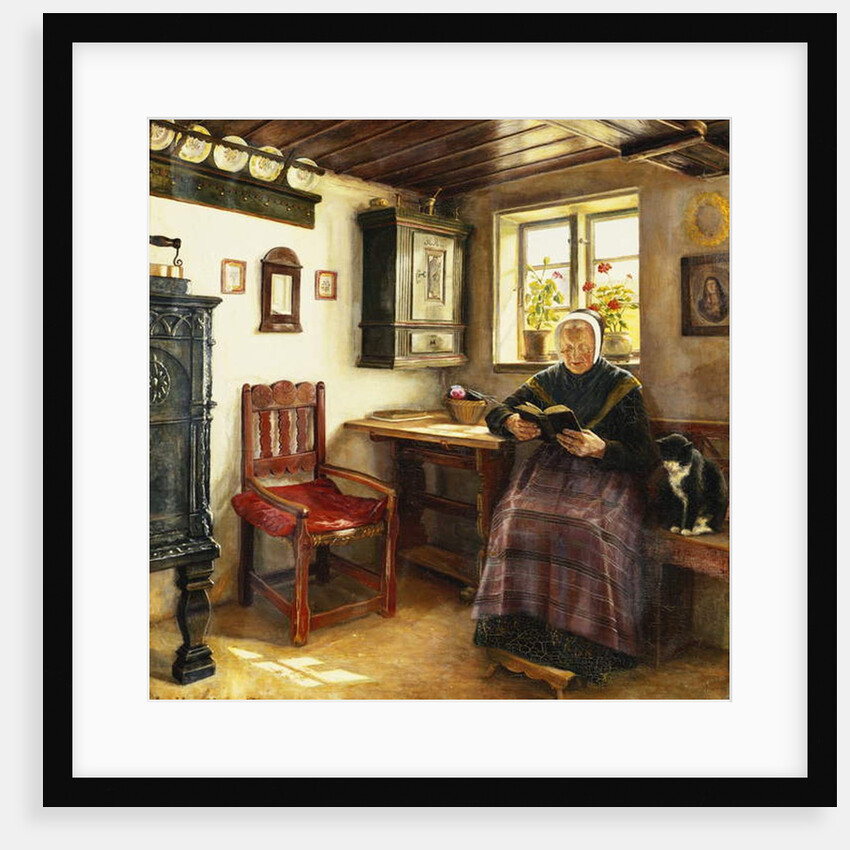 A Good Book, 1899 by Anne Marie Hansen