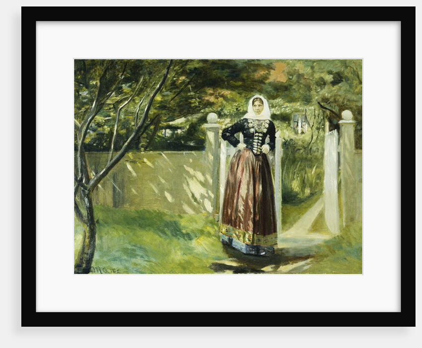 At the Garden Gate, 1902 by Michael Peter Ancher